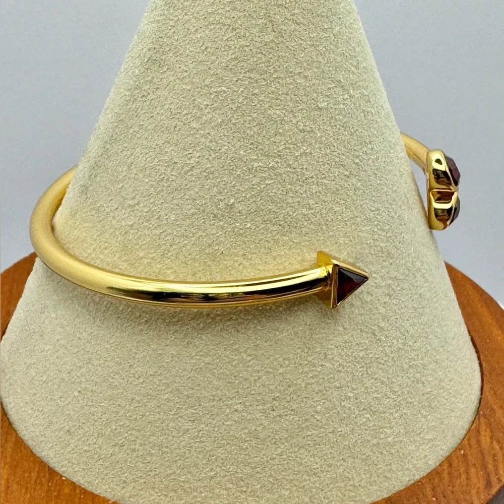 KATE SPADE Rock Solid Open Heart Flex Cuff NWT - Picture 6 of 9